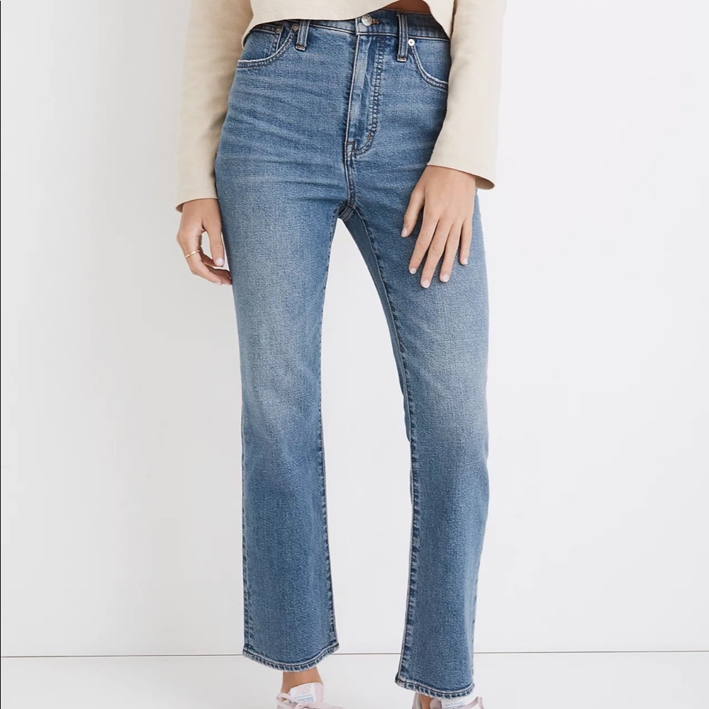 Madewell Slim Demi-Boot Jeans in Enright Wash Size 31 $128 NWD NA931